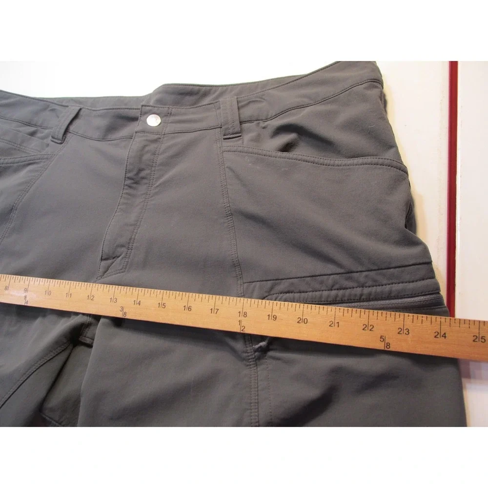 The North Face Mens 40 Gray Nylon Cargo Shorts Hiking Activewear Stretch